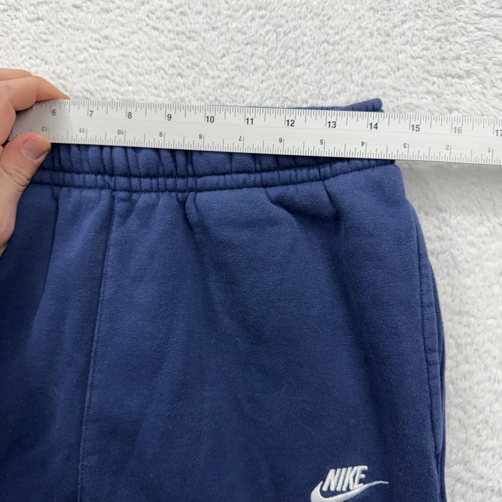 Nike Mens Fleece Joggers Navy Blue Tapered Sweatpants Medium‎ BV2671-410